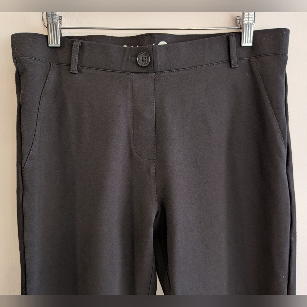 Betabrand Classic Black Dress Straight Leg Yoga Business Casual Pant Size L - Picture 5 of 14